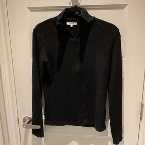 Vince women half zip sweater